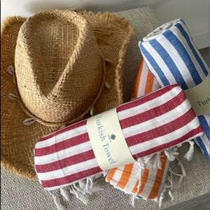Turkish Beach Towels & Matching Bag Set